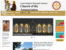 Tablet Screenshot of annunciationri.org